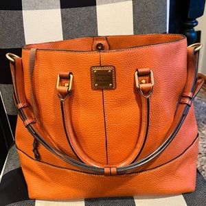 Dooney & Bourke leather bag orange